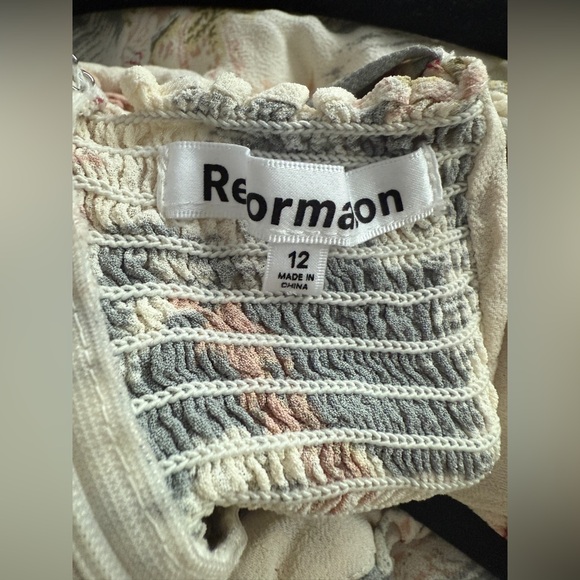 Reformation Christine Long Beach Mini Dress Sz 12 - Picture 4 of 5